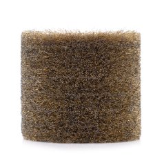 Valjasta žična krtača iz medeninastih žic, 120 × 100 × 0,3 × 19 mm TA4122