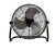 Talni ventilator 50cm 70W črn