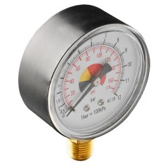Manometer pre stlačený vzduch o 63 mm 12-588