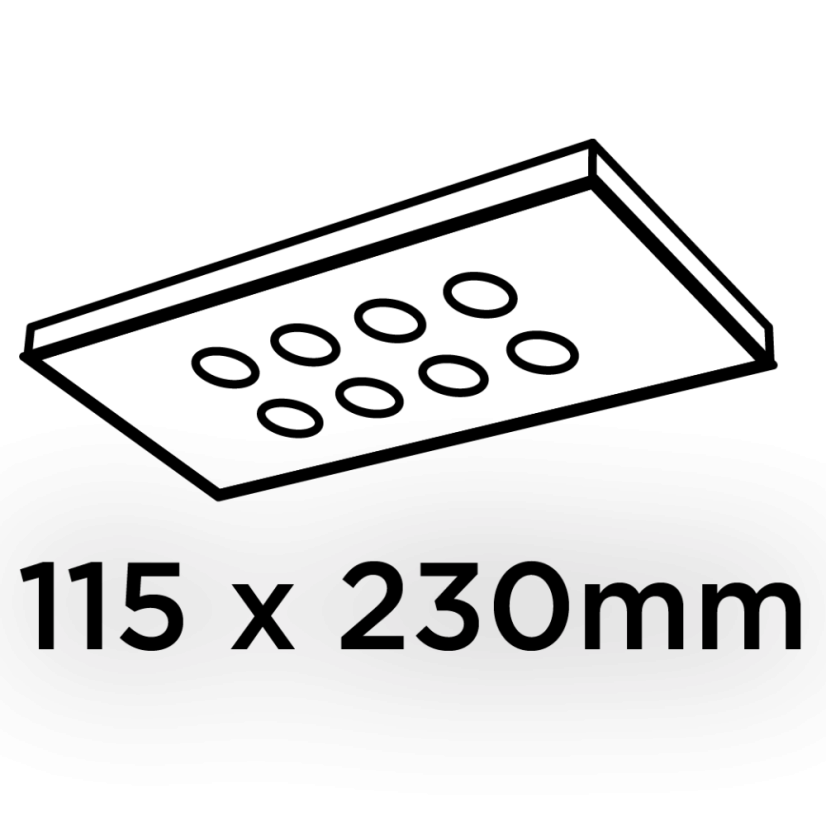 Orbitális csiszológép 380W, lapát 115x230 mm 59G329