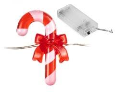 Světýlka na baterky 20LED 2,2m Candy Cane