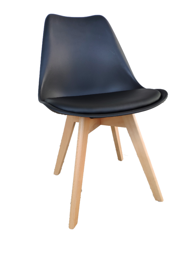 Esszimmerstühle 4St. schwarz Basic