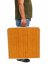 Kemping asztal 120x60cm és 4 db szék Brown