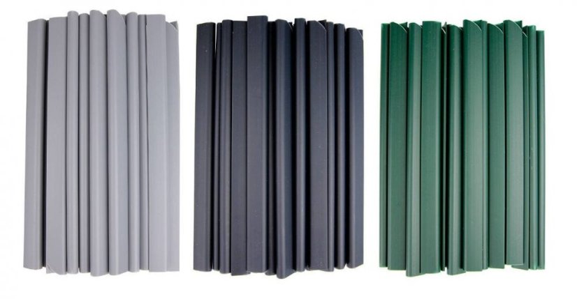 Folie de umbrire pentru gard 19cm x 35m Grey 450g/m2 + cleme