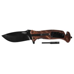 Zložljiv nož za preživetje 22 cm, 6 in 1 63-107