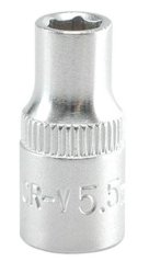 Dugókulcs 1/4" 5,5mm rövid 1/4" 5,5 YT-1404
