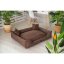 Hundebett 110x90cm Brown Baddy XL