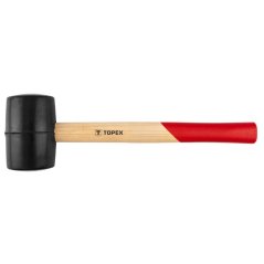 Gummihammer 60 mm/400 g, Holzgriff 02A325-1