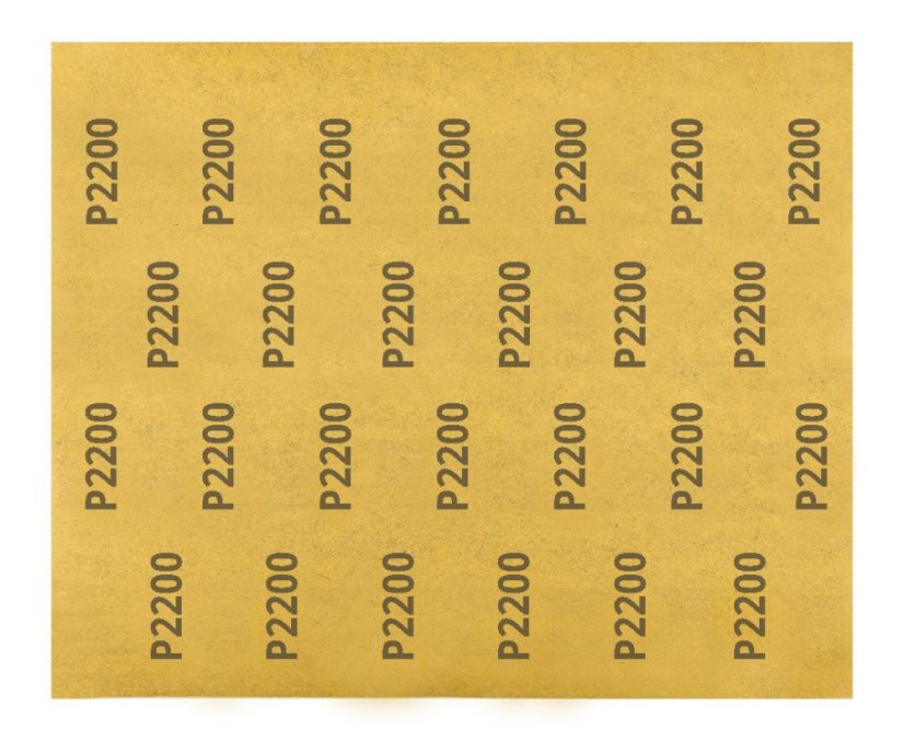 Brusni papir na bazi vode 230 x 280 mm, P2200 58T230