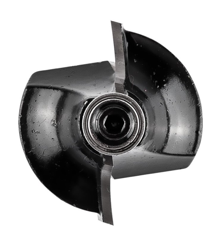 Csapágyazott, dekoratív, széles, 38,1 x 19 mm, 8 mm-es szár 56T611
