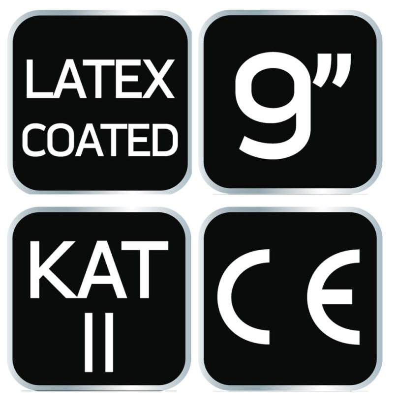 Arbeitshandschuhe, latexbeschichtetes Polyester (Schaumstoff), 3141X, Größe 9 97-617-9