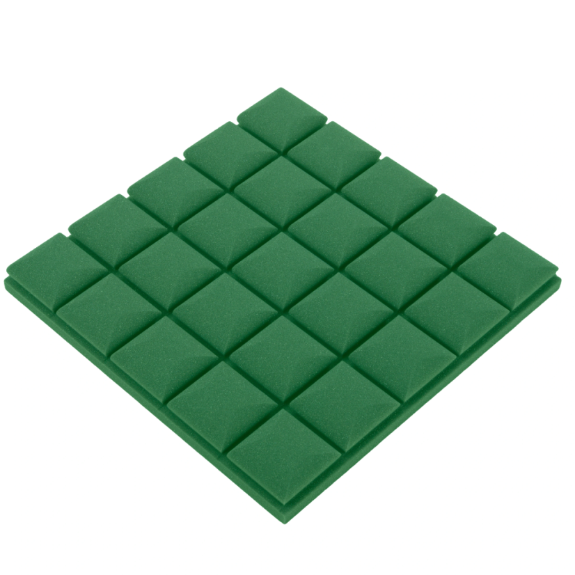 Akusztikai panel - kocka 50x50x5cm zöld