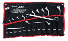Očkové klíče v textilním obalu 6-32 mm, sada 12ks KD10939
