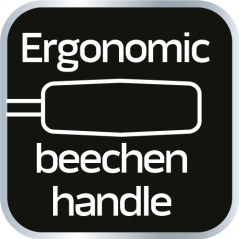 Zednická lžíce „kočičí jazyk“, 165 x 17 x 54 mm, dřevěná rukojeť 50-122