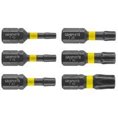 Ütvecsapó bitek TX10/15/20/25/25/30/40 x 25 mm, 6 db 56H541