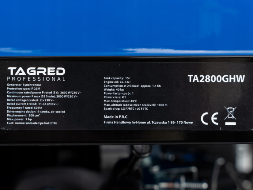 Električni agregat 2800W AVR TA2800GHW