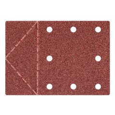Brusni papir 115 x 160 mm, rupe, perforacija za zatvaranje pukotine. K40, 3 kom. 55H812