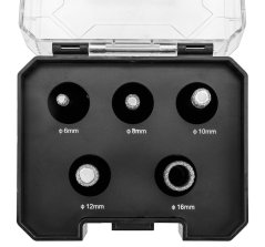 Diamantni rezalniki (6, 8, 10, 12, 16 mm), 5-delni komplet. 55H319