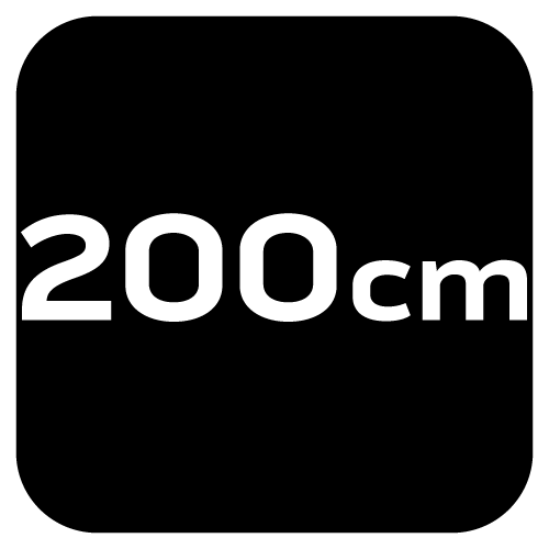 Aluminium-Wasserwaage S 400, 3 Wasserwaagen, 2 Griffe, 200 cm 71-147