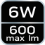 Čelovka 600 lm USB magnetické nabíjení CREE XPG3 LED 99-027