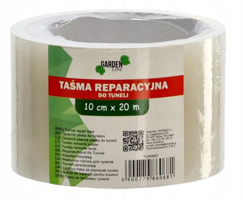Opravná páska na fóliovník 10cm 20m