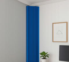 Бас акустична капана, квадратна, 100x28cm, синя