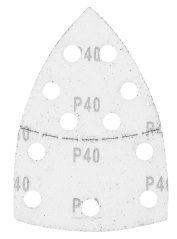 Brusný papír se suchým zipem, železo 102 x 152 mm, P40, 5 ks, s 11 otvory 58T300