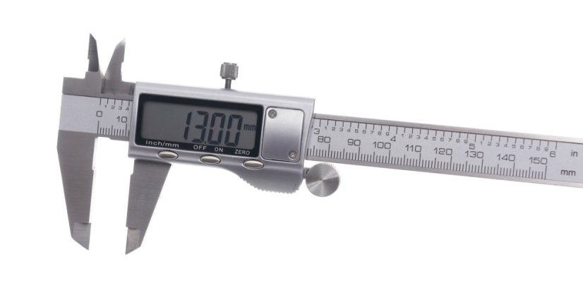 Elektronički mjerni uređaj od nehrđajućeg čelika, LCD zaslon 0-150 mm + kućište TA4100