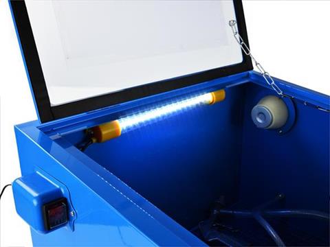 Homokfúvó kabin 90L/230V/7bar