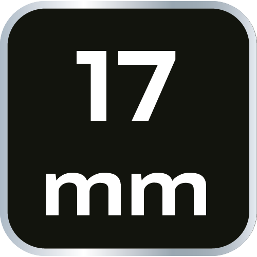Csupasz foglalat 1/2", 17 mm 08-589