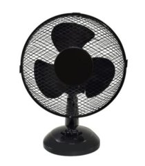 Namizni ventilator 27cm 25W Črn