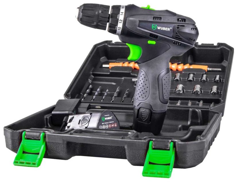 Akkuschrauber 18V mit Zubehör im Tragekoffer