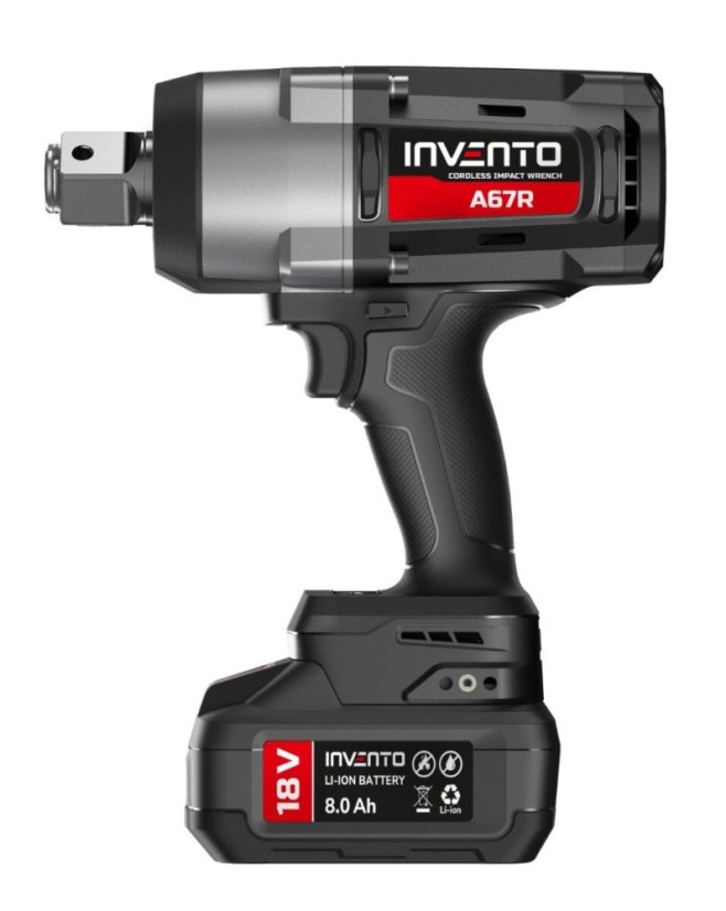 Akkuschlagschrauber 18V 2400 Nm + 2x4,0 Ah Akku A67R 1"