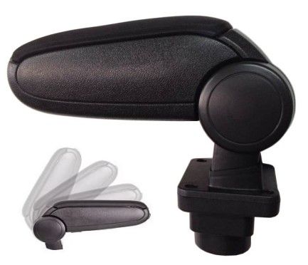 Könyöktámasz Škoda FABIA I, fekete, textil borítás