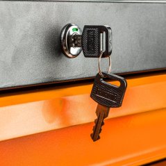 Cărucior atelier, 7 sertare + 129 unelte 84-222-9