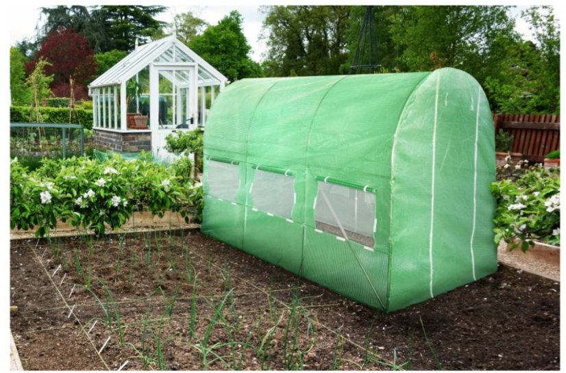 Kerti fóliasátor FEHÉR 2x3m UV-szűrővel PREMIUM