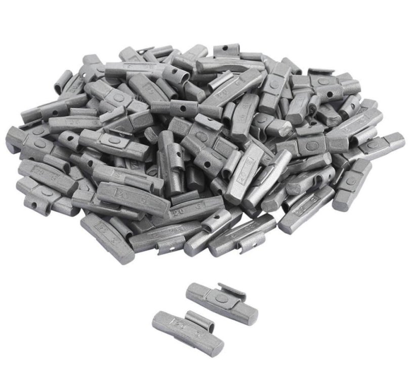 Centírozó acél súly pléh felnire - 20g/100db