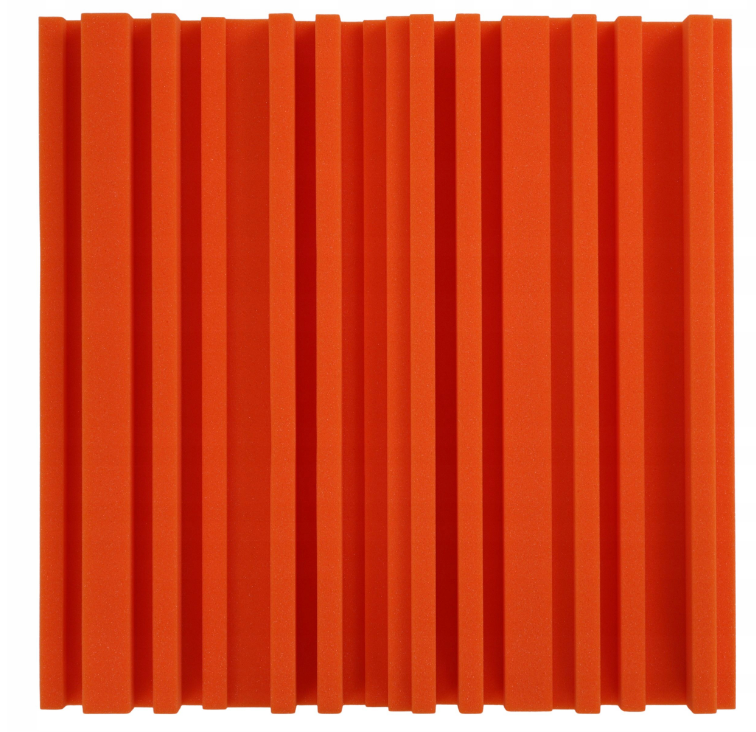 Akustický panel Equalizer 50x50cm, tloušťka 7cm, červený