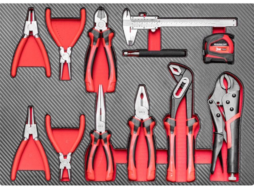 Profesionálny dielenský vozík s náradím 360ks - 12 šuflíkov 79619