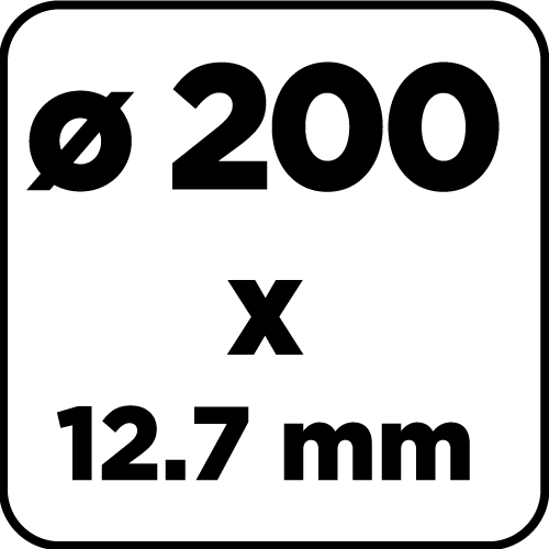 Brusni diskovi 200 x 20/16/12,7 x 20 mm, P 60, 2 komada 57T128