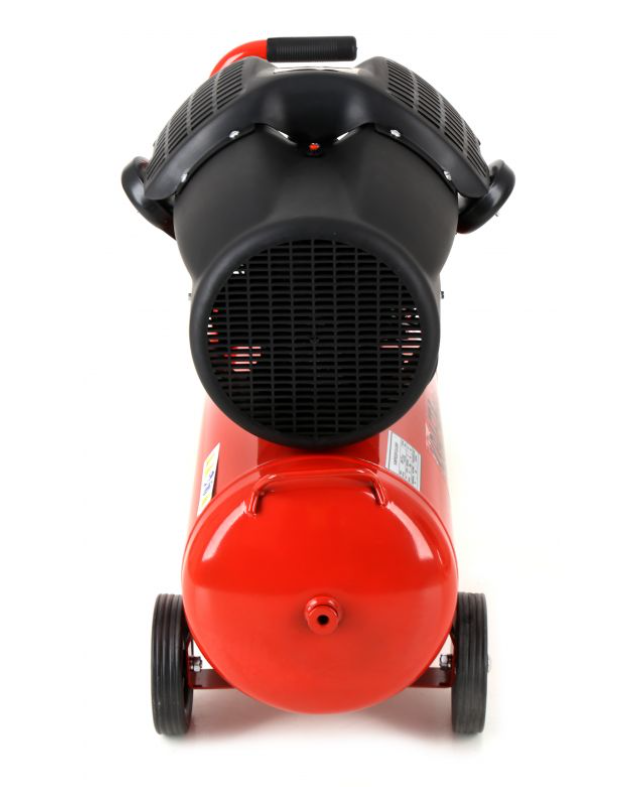 Olajkenésű légkompresszor 50L, 8bar, 3kW, 4HP, 320l/perc, 2 henger, 230V, hordozható, műhelybe/autóiparba, Kraft&Dele KD1484
