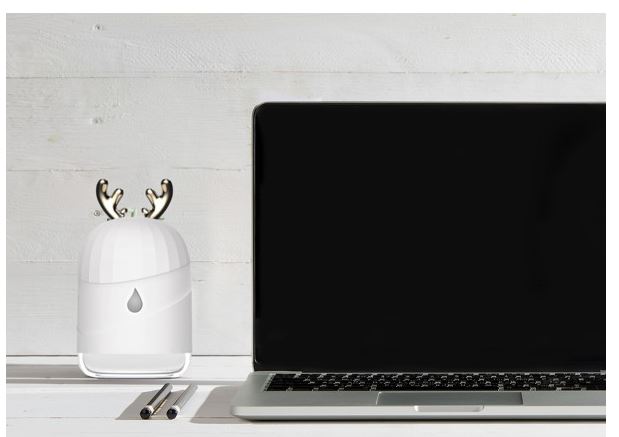 Aroma difuzor LED USB 200ml Deer White