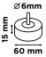 Laminált lemez 60 x 15 x 6 mm, P40 58T387