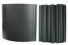 Befestigungsclips für Schirmstreifen 19 cm, anthrazit, 20 Stück