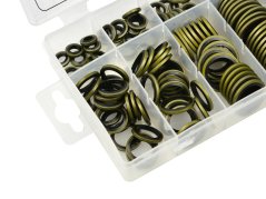 Set şaibe metalice cauciuc M6-M24 150buc G03606