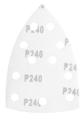 Șmirghel Velcro, fier 102 x 152 mm, P240, 5 buc, cu 11 găuri 58T308