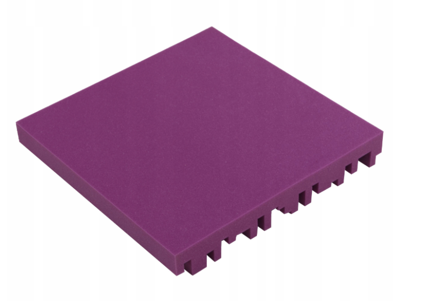 Akustický panel Equalizer 50x50cm, tloušťka 7cm, fialový