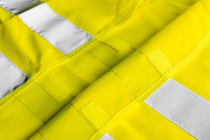 Figyelmeztető mellény, sárga, XXL méret 81-735-XXL