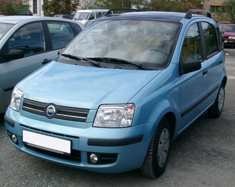 Armlehne Fiat PANDA - Armster 2, schwarz, Öko-Leder