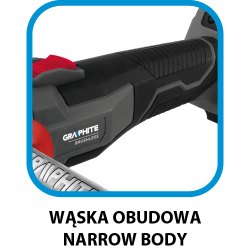 125mm bürstenloser Winkelschleifer Energy+ 0-9200 min-1, ohne Akku 58GE142